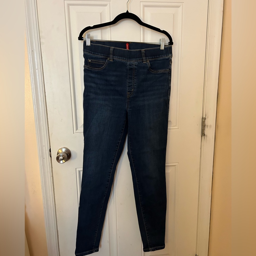 Spank, dark wash, skinny, jean